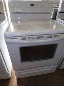 Frigidaire glass top range