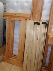 Bed frame w free mattresses- bunk bed-Queen
