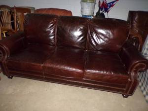 Leather couch