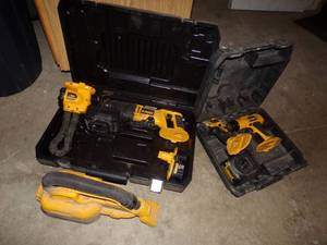 DeWalt set cases 18 volt