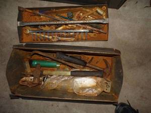 Tool box with tools