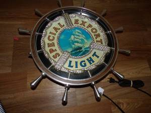 Special export beer sign - lighted