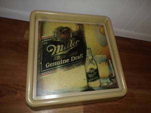 Miller High Life sign - lighted