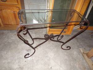 Glass Top Table Metal Frame