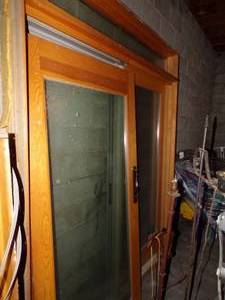 Glass Patio Door w Window on Top