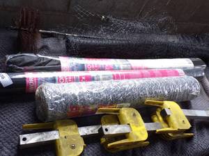 Landscape Fabric, Chicken Wire, Chimney Sweep, Clamps