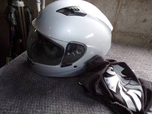 Bell Helmet Size Med w Bag- White