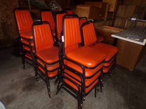 29 Orange Chairs