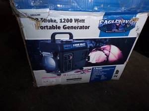 Eagle River Portable 2 stroke 2 HP 1200 Watt Generator