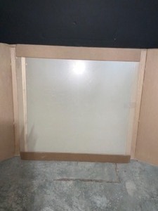 lot 22 image: HARDWOOD REFLECTIONS UNFINISHED BIRCH 3 FT. L X 36 IN. D X 1.5 IN. T BUTCHER BLOCK COUNTERTOP. SEE PICTURES