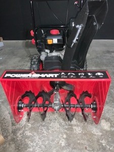 lot 61 image: POWERSMART 26-IN. 212 CC 2-STAGE GAS SNOW BLOWER WITH ELECTRIC START. SEE PICTURES