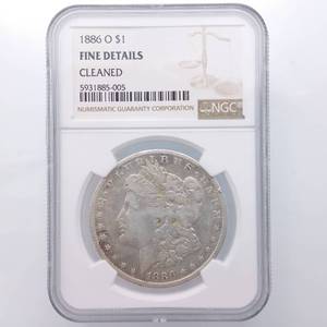 Certified 1886-O Morgan Silver Dollar