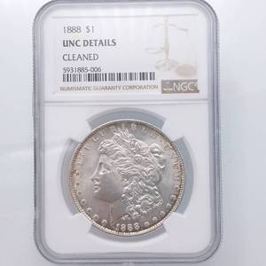 Certified 1888 Morgan Silver Dollar