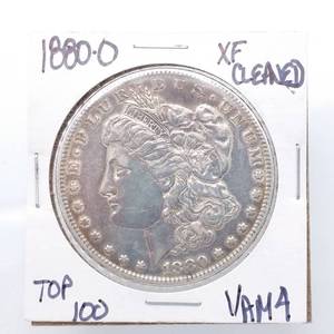 1880-O Morgan Silver Dollar, VAM 4