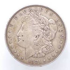 1921 Morgan Silver dollar