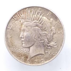 1922-D Peace Silver dollar