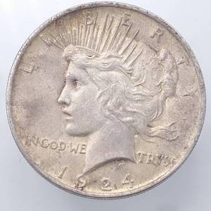 1924 Peace Silver Dollar
