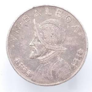 1947 Panama Un Balboa, 90% Silver, 22.5 g Actual Silver Weight
