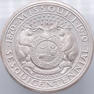 1 Ounce Silver Round, 1820-1970 Missouri Sesquicentennial