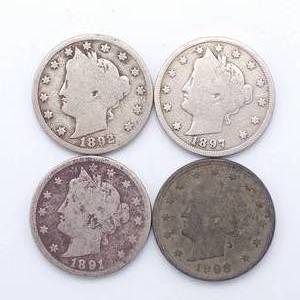 4 Liberty V Nickels
