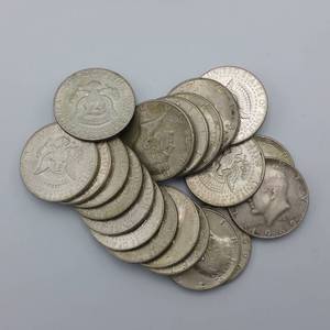 20 1969 Kennedy Half Dollars, 40% Silver