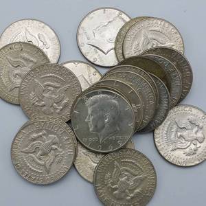 20 1969 Kennedy Half Dollars, 40% Silver