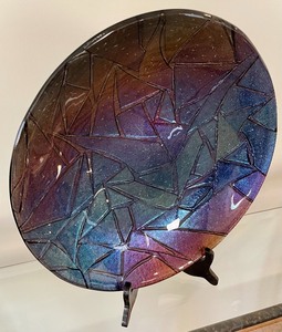 Stunning Hathcoat Studios LTD Art Glass Bowl