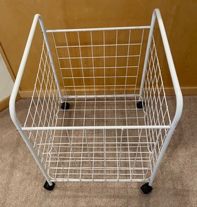 Metal Cart on Wheels