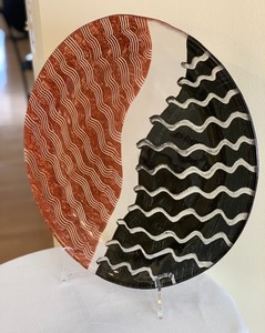 Beautiful Kosta Boda Signed Tonga Platter