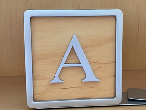 Pair of A and Z Bookends
