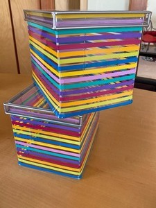 Rainbow Colored Office Organizers