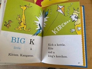 Two Dr. Suess Books Wacky Wednesday and ABC