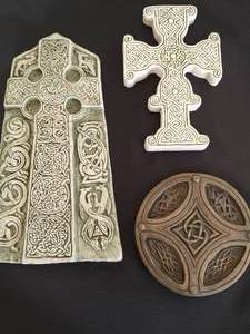 lot 31 image: Collection of Celtic Plaques