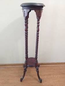 lot 154 image: Wood Plant Stand
