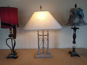 lot 159 image: Three Table Lamps