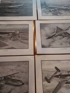 lot 171 image: Collection of Airplane Drawing Prints