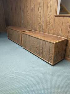 lot 50 image: Two Wood Storage Chests