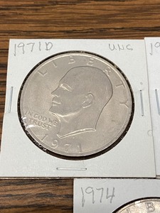 (3) Ike Dollars Uncirculated