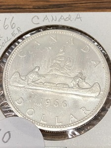 1966 Canadian Silver Dollar