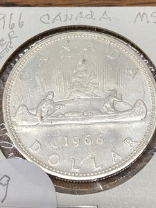 1966 Canadian Silver Dollar