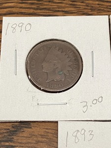 (3) Indian Cents