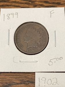 (3) Indian Cents