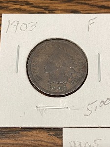 (3) Indian Cents