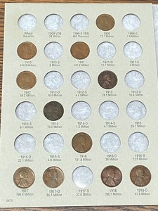 1909-1940 Lincoln Cent Album