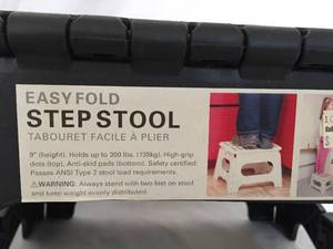 lot 134 image: 2 Folding Step Stools