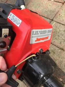 lot 167 image: Jonsered Lil Red 220 Gas Powered Brush Cutter