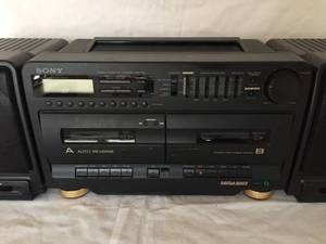 lot 224 image: Sony Radio  Cassette Corder