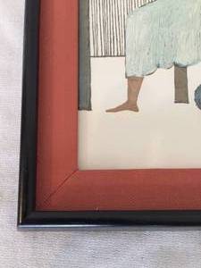 lot 229 image: Penelope Weaves while Awaiting Ulysses Return Framed Print