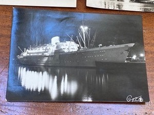 lot 76 image: Three Vintage Nautical Postcards
