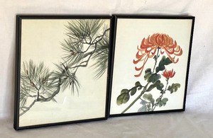lot 209 image: 2 Watercolor Framed Art Pieces